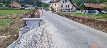Urejanje pločnika_Foto MA-JU Inženiring